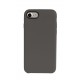 Skin cover in similpelle - Apple iPhone 7 - grigio