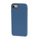 Skin cover in similpelle - Apple iPhone 7 - blu