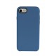 Skin cover in similpelle - Apple iPhone 7 - blu