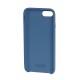Skin cover in similpelle - Apple iPhone 7 - blu