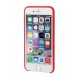 Skin cover in similpelle - Apple iPhone 7 - rosso