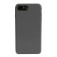 Skin cover in similpelle - Apple iPhone 7 Plus - grigio