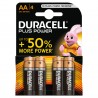Duracell Plus Power stilo AA 4 pz
