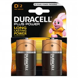 Duracell Plus Power torcia D 2 pz