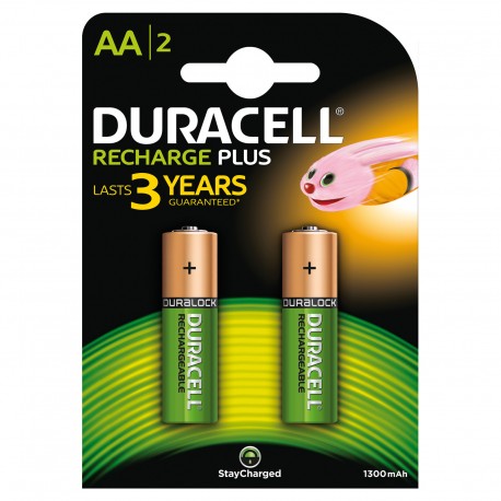 Duracell Recharge Plus stilo AA 2 pz