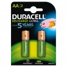 Duracell Recharge Ultra stilo AA 2 pz