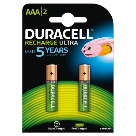 Duracell Recharge Ultra mini stilo AAA 2 pz