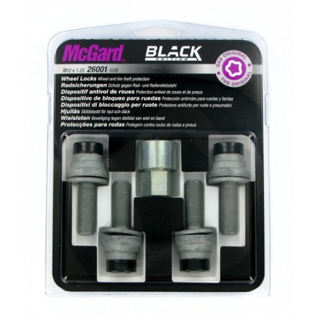 Bulloni piatti con rondella kit 4 pz - Black Edition - D020