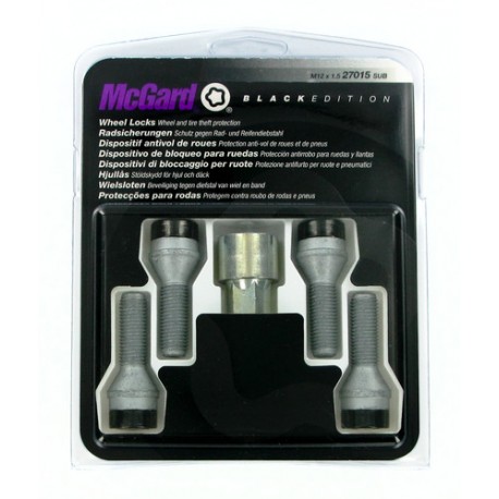 Bulloni conici kit 4 pz - Black Edition - A150