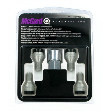 Bulloni conici kit 4 pz - Black Edition - A200