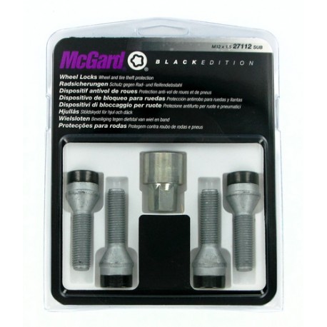 Bulloni conici kit 4 pz - Black Edition - A160