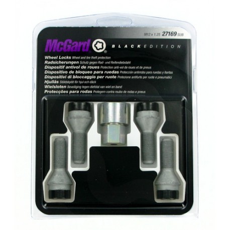 Bulloni conici kit 4 pz - Black Edition - A060