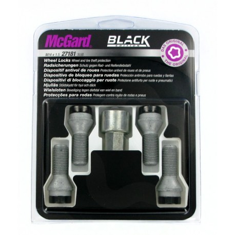 Bulloni conici kit 4 pz - Black Edition - A290