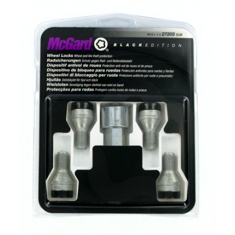 Bulloni conici kit 4 pz - Black Edition - A090