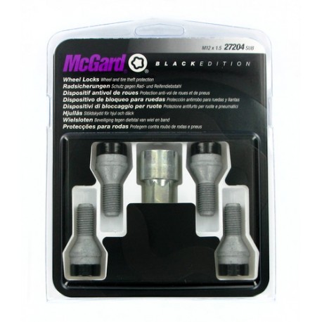 Bulloni conici kit 4 pz - Black Edition - A100