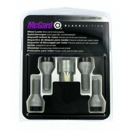 Bulloni conici kit 4 pz - Black Edition - A130