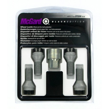 Bulloni conici kit 4 pz - Black Edition - A220