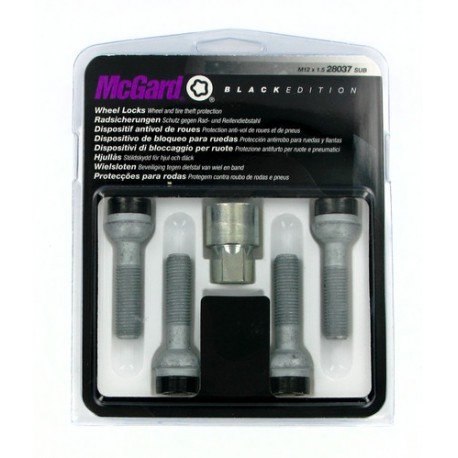 Bulloni sferici kit 4 pz - Black Edition - E060