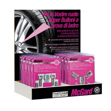 Espositore da banco per 10 confezioni McGard