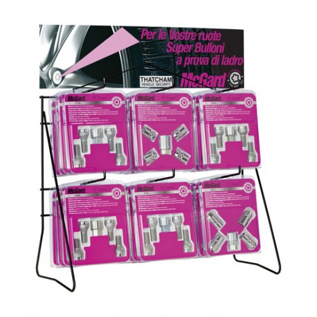 Espositore da banco per 24 confezioni McGard