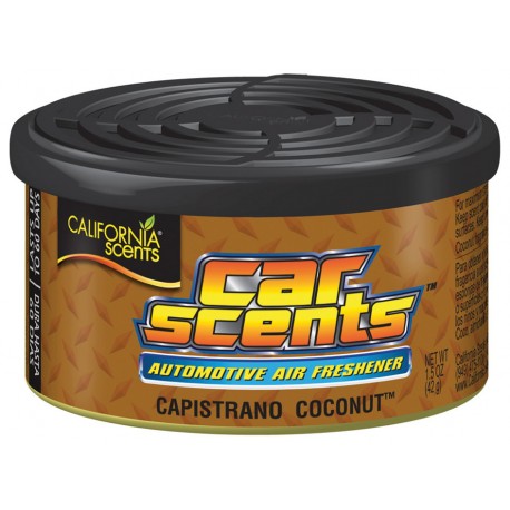 Espositore con 12 deodoranti Car Scents - Capistrano coconut