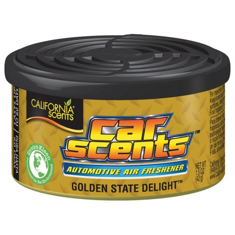 Espositore con 12 deodoranti Car Scents - Golden state delight