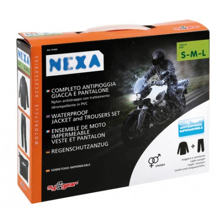 Nexa completo antipioggia giacca e pantalone - 1 S-M-XL