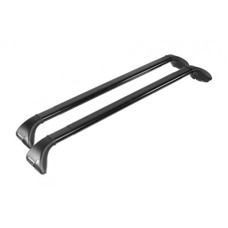 Snap Steel Coppia barre portatutto telescopiche in acciaio S - 80-111 cm