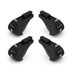 Rail-Kit Alu kit 4 piedi per barre in alluminio