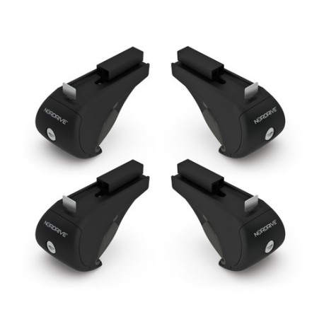 Rail-Kit Alu kit 4 piedi per barre in alluminio