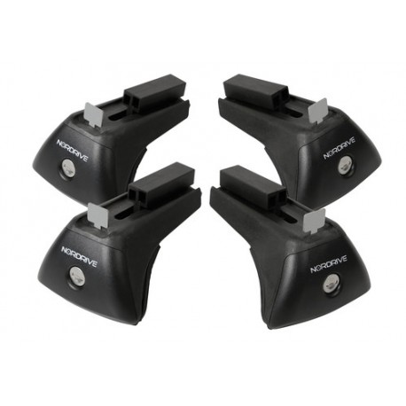 In-Rail Kit Alu 4 piedi per barre in alluminio