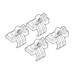 Nordrive Kit attacchi per barre portatutto codice 3