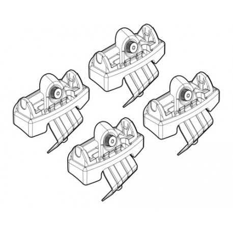 Nordrive Kit attacchi per barre portatutto codice 104