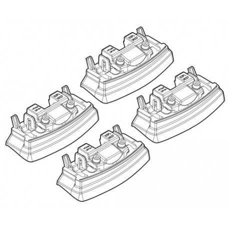 Nordrive Kit attacchi per barre portatutto codice 137