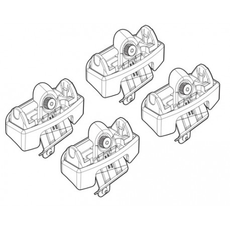 Nordrive Kit attacchi per barre portatutto codice 151