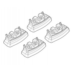 Nordrive Kit attacchi per barre portatutto codice 152