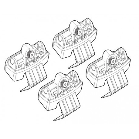 Nordrive Kit attacchi per barre portatutto codice 166