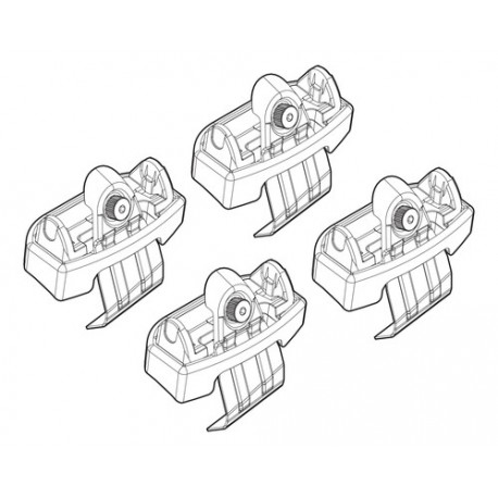 Nordrive Kit attacchi per barre portatutto codice 171