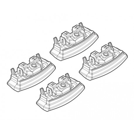 Nordrive Kit attacchi per barre portatutto codice 174