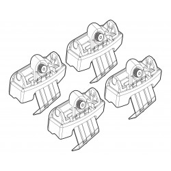 Nordrive Kit attacchi per barre portatutto codice 182