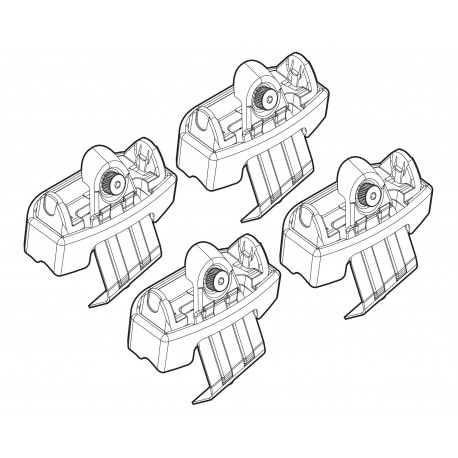 Nordrive Kit attacchi per barre portatutto codice 182