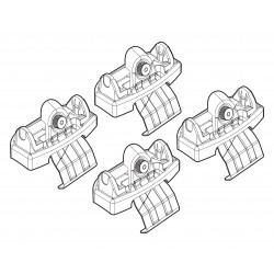 Nordrive Kit attacchi per barre portatutto codice 198