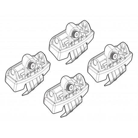 Nordrive kit attacchi barre portatutto cod 199