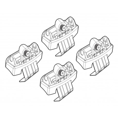 Nordrive kit attacchi barre portatutto cod 200