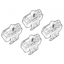 Nordrive kit attacchi barre portatutto cod 201