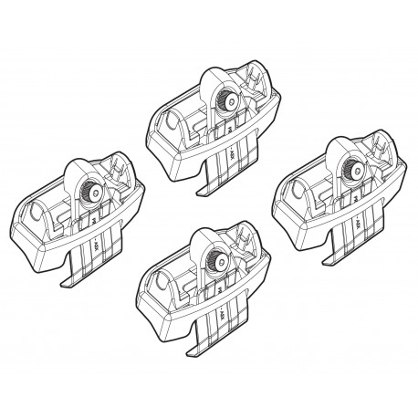 Nordrive kit attacchi barre portatutto cod 201