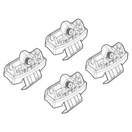 Nordrive kit attacchi barre portatutto cod 203