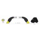 Snap-Fit Alu Coppia barre portatutto telescopiche in alluminio misura 2 - 100-136 cm