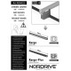Nordrive Kit attacchi fix points per coppia barre portatutto codice N30022