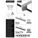 Nordrive Kit attacchi fix points per 3 barre portatutto codice N30093